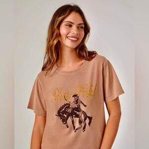 Forever 21 Brown Graphic Tee Woman’s Size 3X